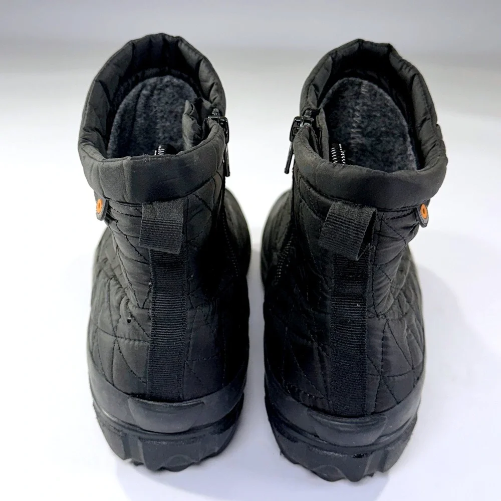 Bogs Snowday‎ II Winter Boots Womens 8 Black Waterproof Outdoor Comfort Gorpcore